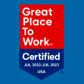 Great Place to Work certification badge