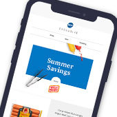 Iphone view of Dot Foods marketing ad placement